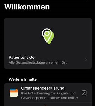 ePA-Link zum Organspende-Register