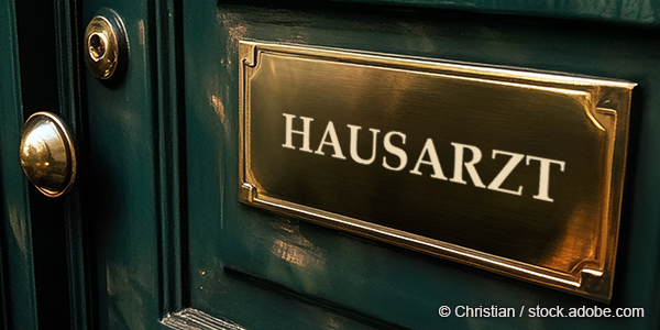 T&uuml;r einer Hausarztpraxis
